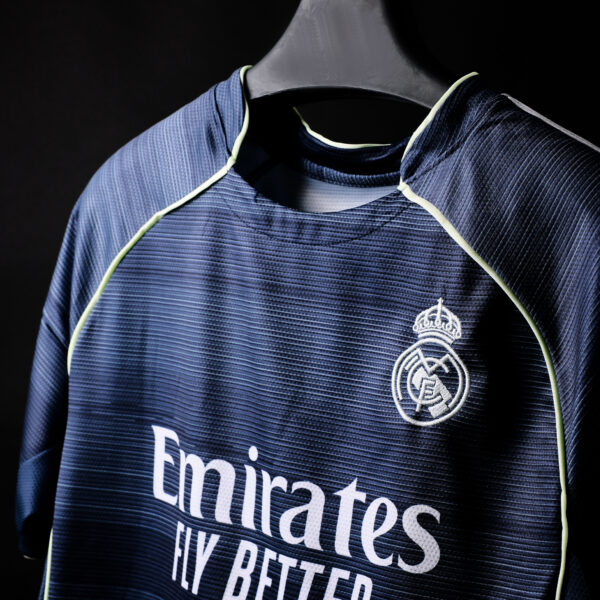 Real Madrid 25/26 Away Jersey – Mbappé #9 (Blue)